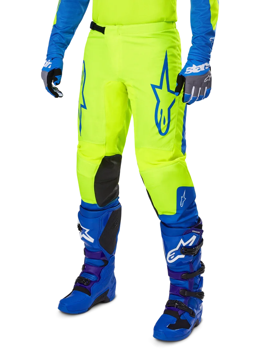 Calça Alpinestars Fluid Haul 25 Amarelo Fluor/Azul - Spinelli